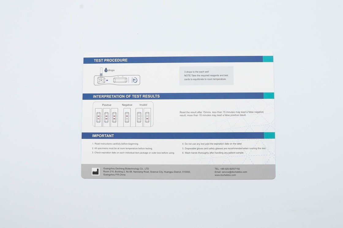 24 মাসের শেল্ফ লাইফ সহ ইমিউনোক্রোম্যাটোগ্রাফি আইজি আইজিএম কিট